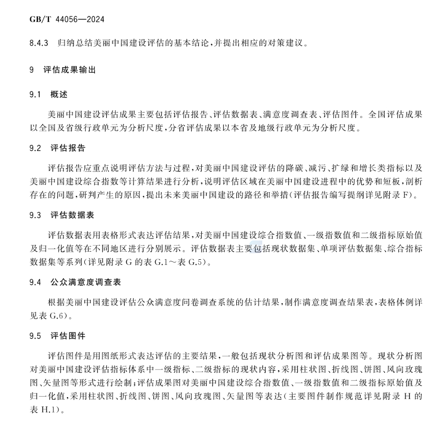 美麗中國建設評估技術(shù)指南（GB/T 44056-2024）